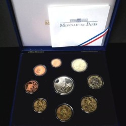 France - Coffret BE - 2009 - 1 cent à 2 euros + 15 euros Marianne