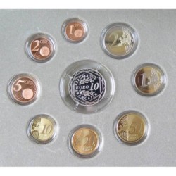 France - Coffret BE - 2014 - 1 cent à 2 euros + 10 euros Coq