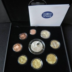 France - Coffret BE - 2015 - 1 cent à 2 euros + 10 euros Coq