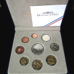 France - Coffret BE - 2010 - 1 cent à 2 euros + 15 euros Semeuse