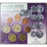 Grèce - Plaquette BU - 2008 - 1 cent à 2 euros