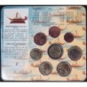 Grèce - Plaquette BU - 2009 - 1 cent à 2 euros