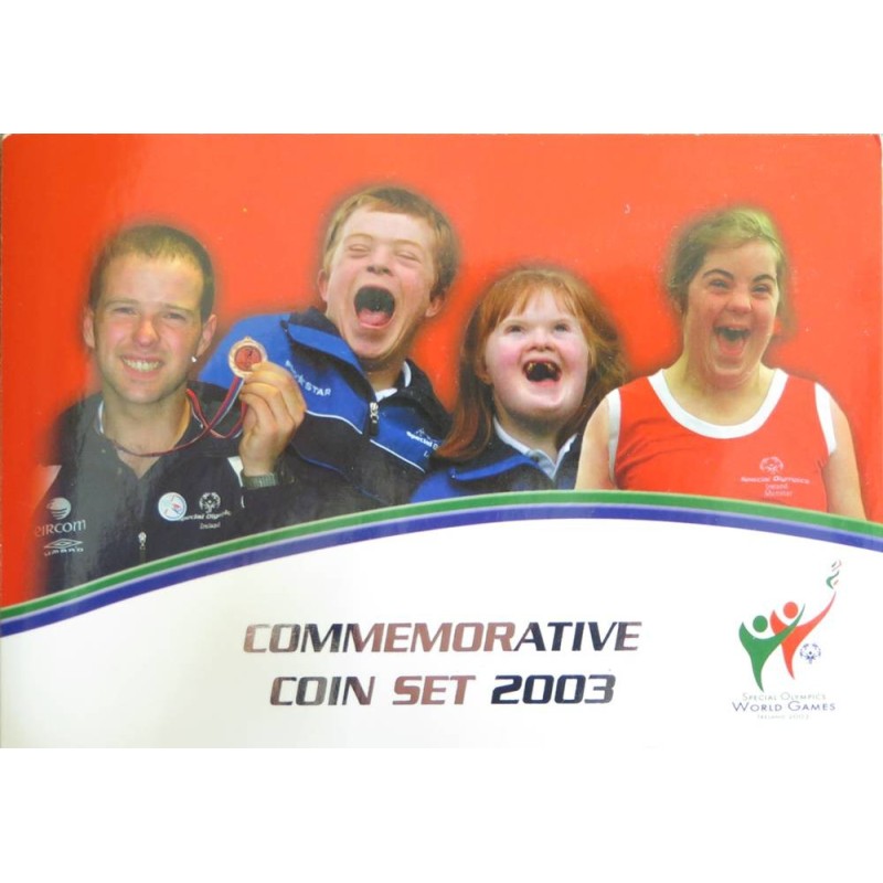 Irlande - Coffret BU - 2003 - 1 cent à 2 euros + 5 euros