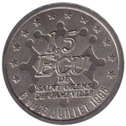 SAINT ORENS DE GAMEVILLE - 1,5 ecu des villes - 1995 - Etat : SPL