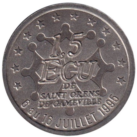 SAINT ORENS DE GAMEVILLE - 1,5 ecu des villes - 1995 - Etat : SPL