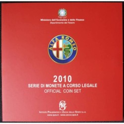 Italie - Coffret BU - 2010 - 1 cent à 2 euros + 2 euros commémo. + 5 euros