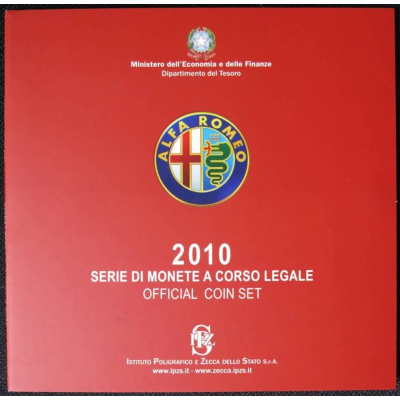 Italie - Coffret BU - 2010 - 1 cent à 2 euros + 2 euros commémo. + 5 euros