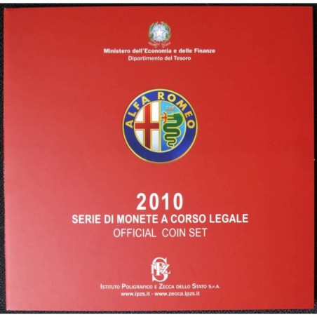 ITALIE - Coffret BU - 2010 - 1 cent à 2 euros + 2 euros commémo. + 5 euros