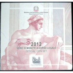 Italie - Coffret BU - 2012 - 1 cent à 2 euros + 2 euros commémo. + 5 euros