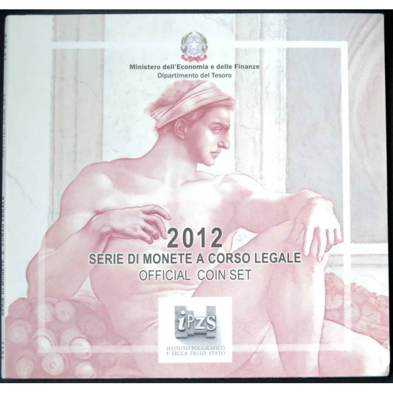 Italie - Coffret BU - 2012 - 1 cent à 2 euros + 2 euros commémo. + 5 euros