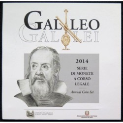 Italie - Coffret BU - 2014 - 1 cent à 2 euros + 2 euros commémo.
