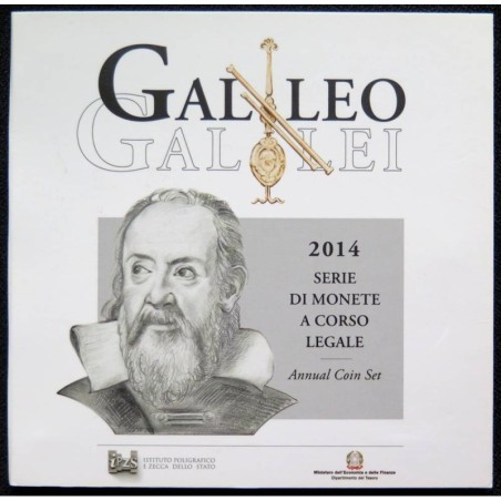 ITALIE - Coffret BU - 2014 - 1 cent à 2 euros + 2 euros commémo. ITALIE - Coffret BU - 2014 - 1 cent à 2 euros + 2 euros commémo.