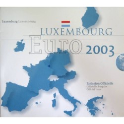 Luxembourg - Coffret BU - 2003 - 1 cent à 2 euros