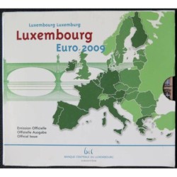 Luxembourg - Coffret BU - 2009 - 1 cent à 2 euros + 2 euros commémo