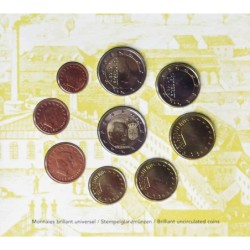 Luxembourg - Coffret BU - 2010 - 1 cent à 2 euros + 2 euros commémo.