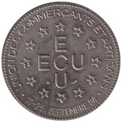 SAINT PRIEST - 2 ecu des villes - 1994 - Etat : SUP