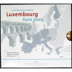 Luxembourg - Coffret BU - 2005 - 1 cent à 2 euros + 2 euros commémo.