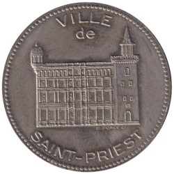SAINT PRIEST - 2 ecu des villes - 1994 - Etat : SUP