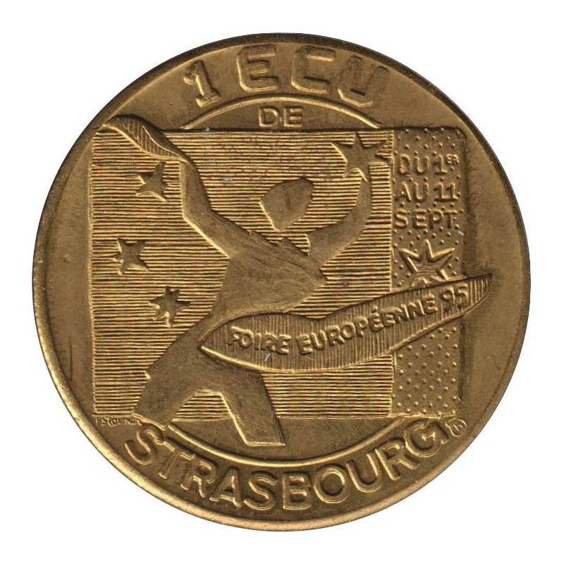 STRASBOURG - 1 ecu des villes - 1995 - Etat : SUP STRASBOURG - 1 ecu des villes - 1995 - Etat : SUP