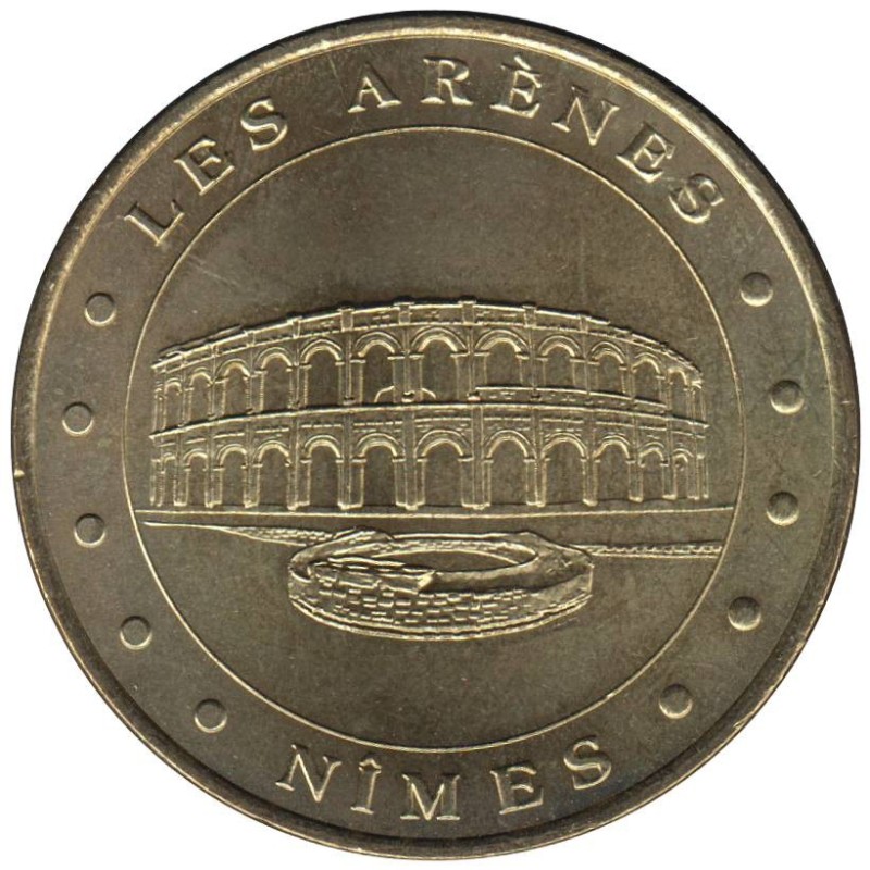 30-0093 - Nîmes - Les arènes - Face cerclée - 2001