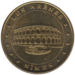 30-0093 - Nîmes - Les arènes - Face cerclée - 2014