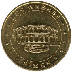 30-0093 - Nîmes - Les arènes - Face cerclée - 2014