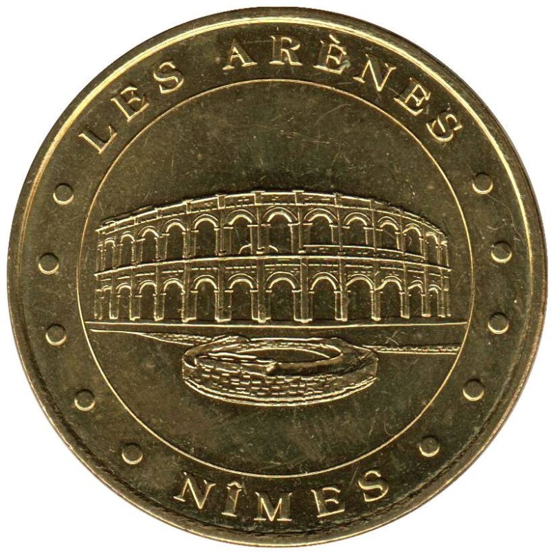 30-0093 - Nîmes - Les arènes - Face cerclée - 2014