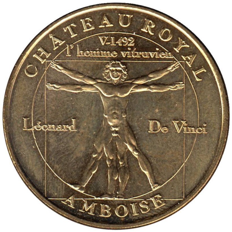 37-0118 - Château d'Amboise - L'homme vitruvien - 2007