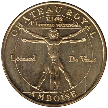 37-0118 - Château d'Amboise - L'homme vitruvien - 2007