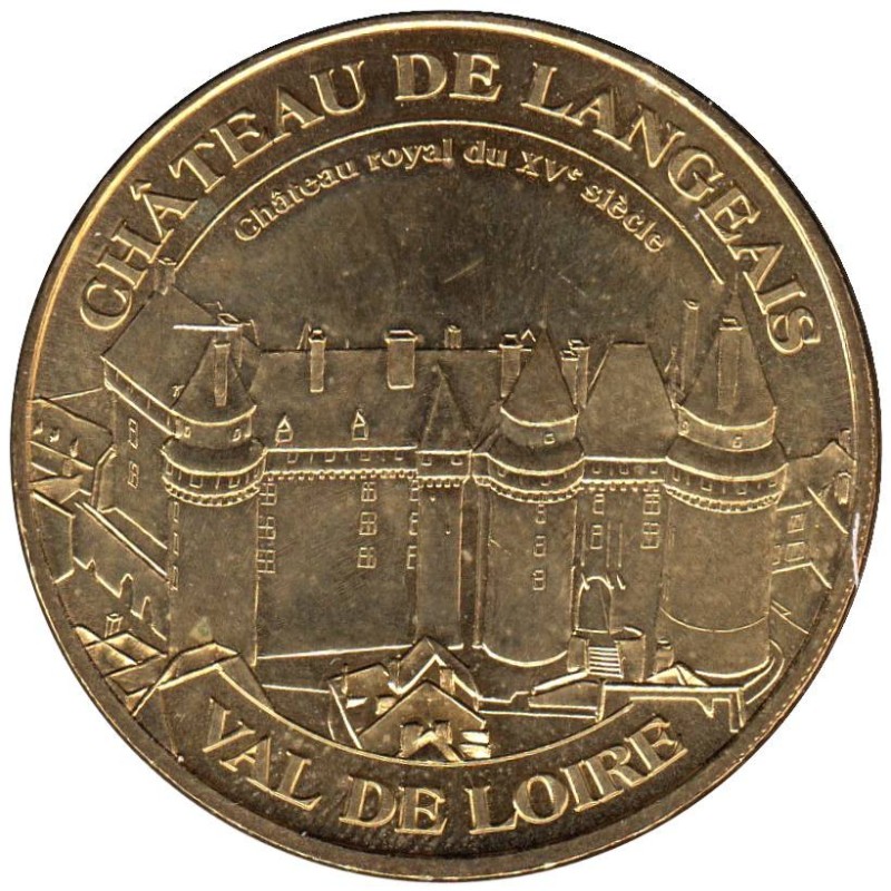 37-0494 - Château de Langeais - Vue aérienne - 2008