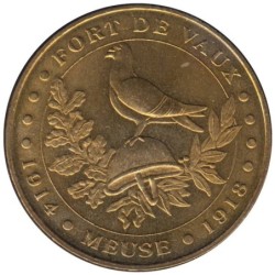 55-0166 - Fort de Vaux - Le casque & le pigeon - 2004