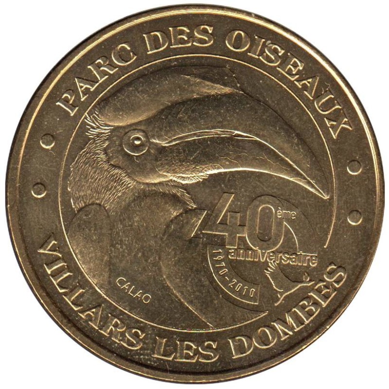 01-1034 - Parc des oiseaux - Calao - 40ème - 2010