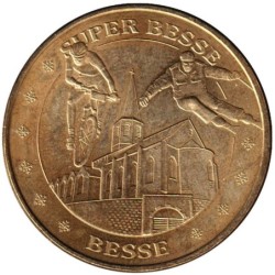 63-1265 - Super Besse - Vététiste et skieur - 2012