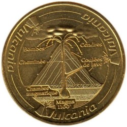 63-2136 - Vulcania - Logo et volcan en coupe - 2015