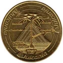 63-2136 - Vulcania - Logo et volcan en coupe - 2015