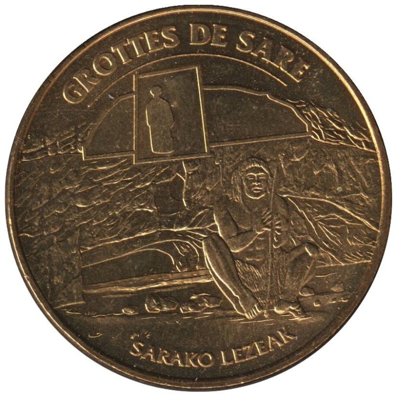 64-1069 - Grottes de Sare - homme des cavernes - 2010