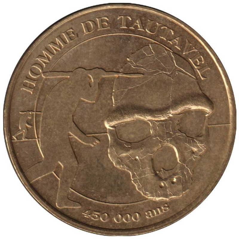 66-0664 - Homme de Tautavel - 450 000 ans - 2007 66-0664 - Homme de Tautavel - 450 000 ans - 2007
