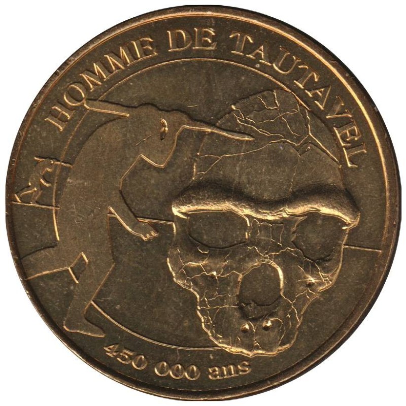 66-0664 - Homme de Tautavel - 450 000 ans - 2010 66-0664 - Homme de Tautavel - 450 000 ans - 2010