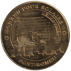 66-1336 - Font-Romeu - four solaire - 2 Logos - 2012
