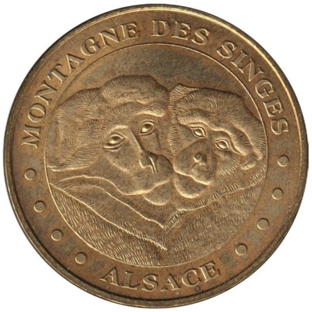 67-0771 - Montagne des Singes - Les deux singes - 2008