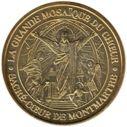 75-0283 - Sacré-Coeur  Grande mosaïque du chur - 2010
