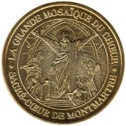 75-0283 - Sacré-Coeur  Grande mosaïque du chur - 2010