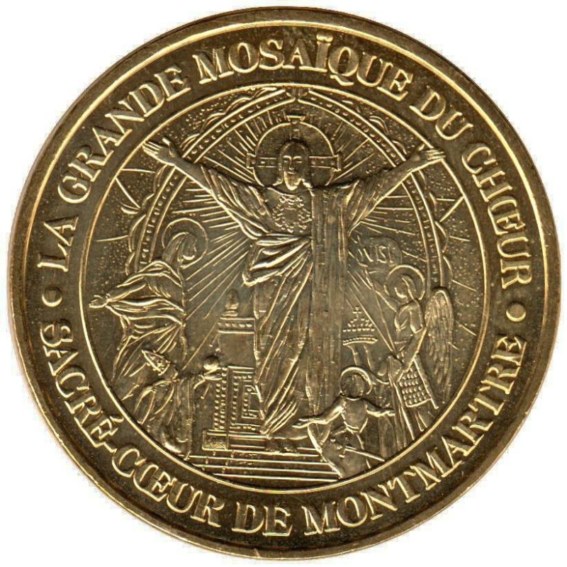 75-0283 - Sacré-Coeur Grande mosaïque du chur - 2010 75-0283 - Sacré-Coeur Grande mosaïque du chur - 2010