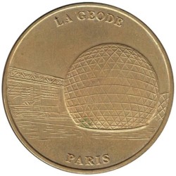 75-0286 - La Géode avec facettes - Face simple - 1998
