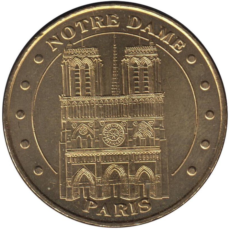 75-0479 - Paris - Notre Dame - Façade - cerclée - 2006