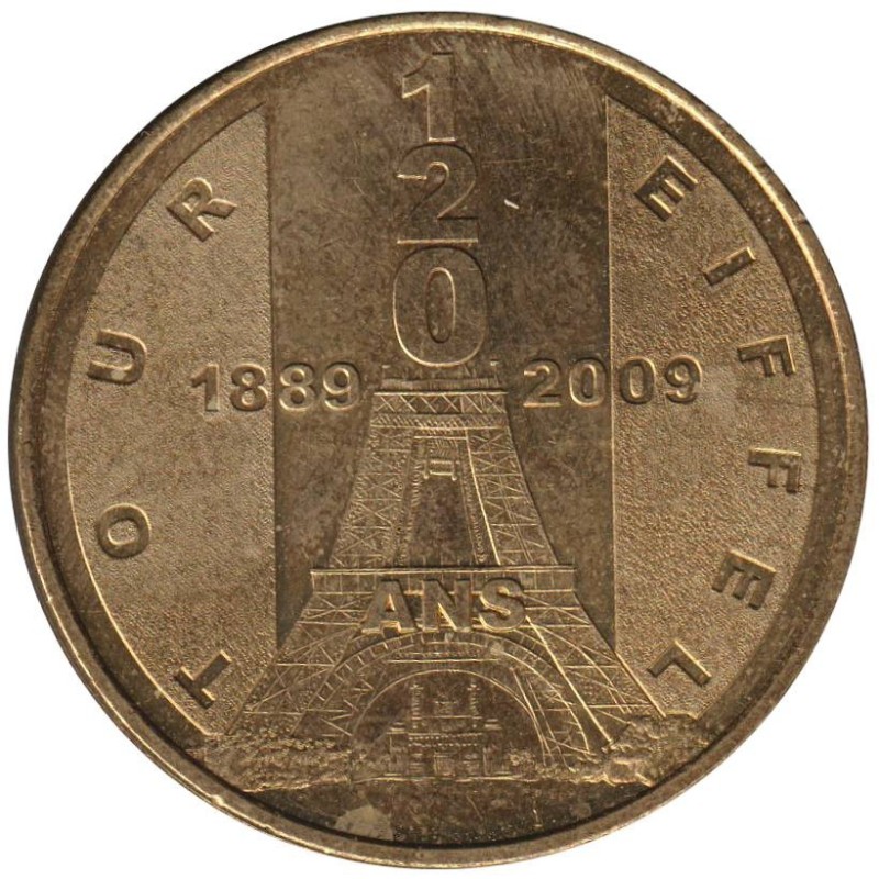 75-0825 - Tour Eiffel - 120 ans - 1889-2009 - 2009