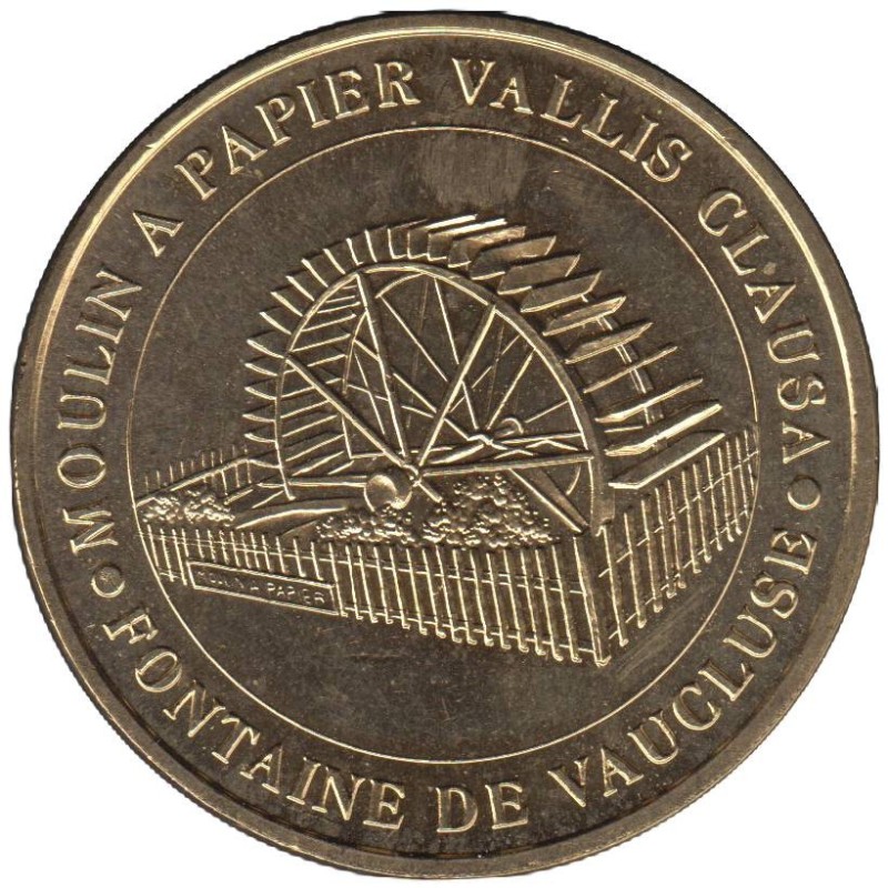84-0321 - Moulin à papier Vallis Clausa La roue - 2007 84-0321 - Moulin à papier Vallis Clausa La roue - 2007