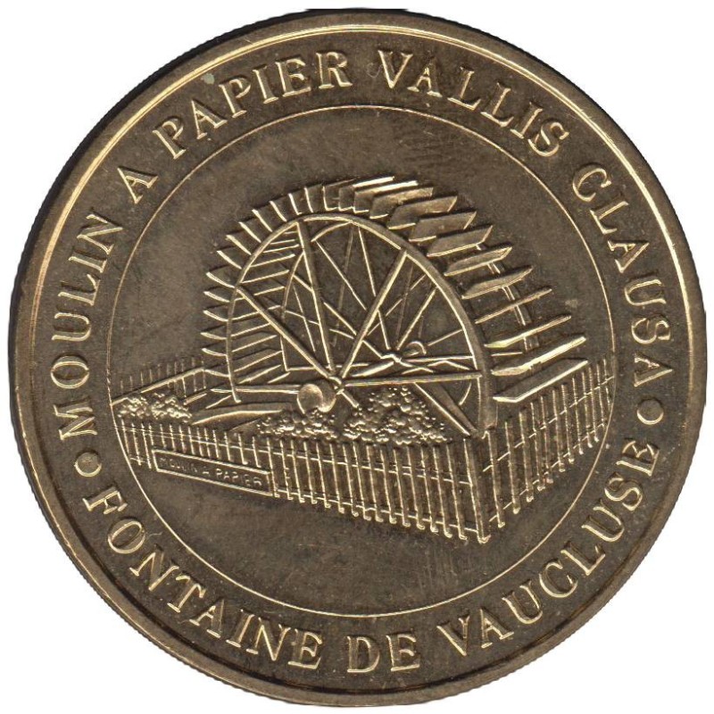 84-0321 - Moulin à papier Vallis Clausa La roue - 2007