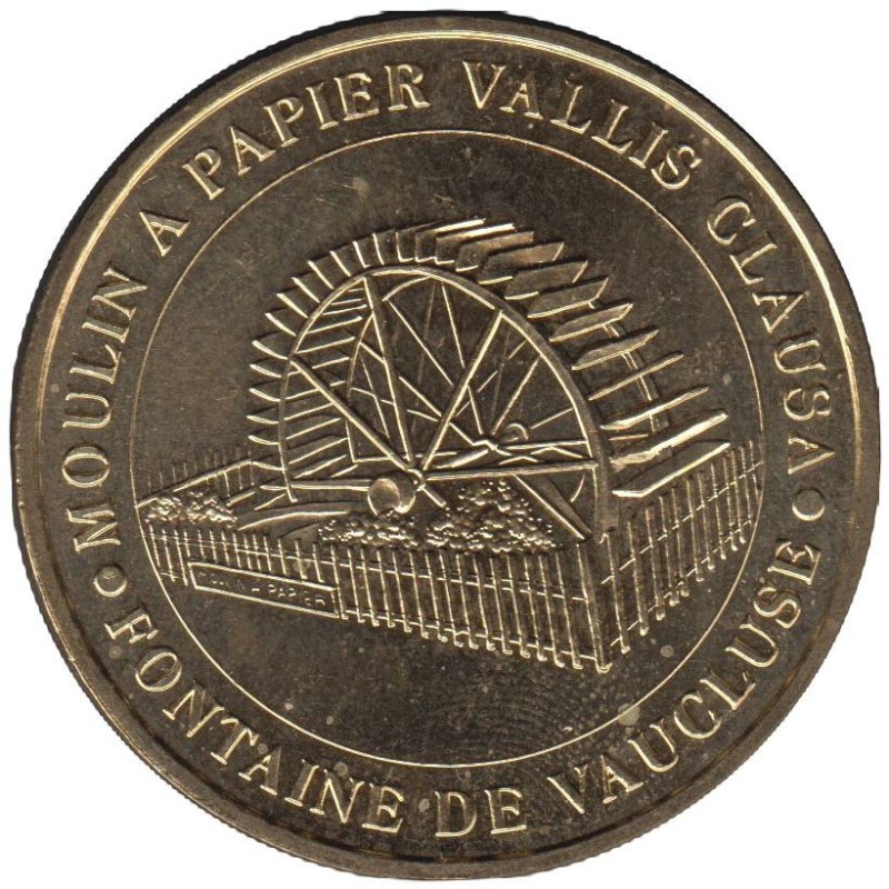 84-0321 - Moulin à papier Vallis Clausa La roue - 2007 84-0321 - Moulin à papier Vallis Clausa La roue - 2007