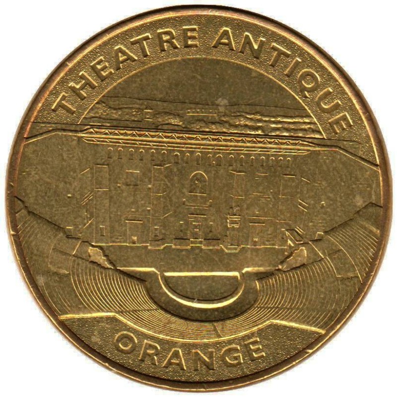 84-1449 - Orange - Théâtre antique - aérienne - 2015 84-1449 - Orange - Théâtre antique - aérienne - 2015
